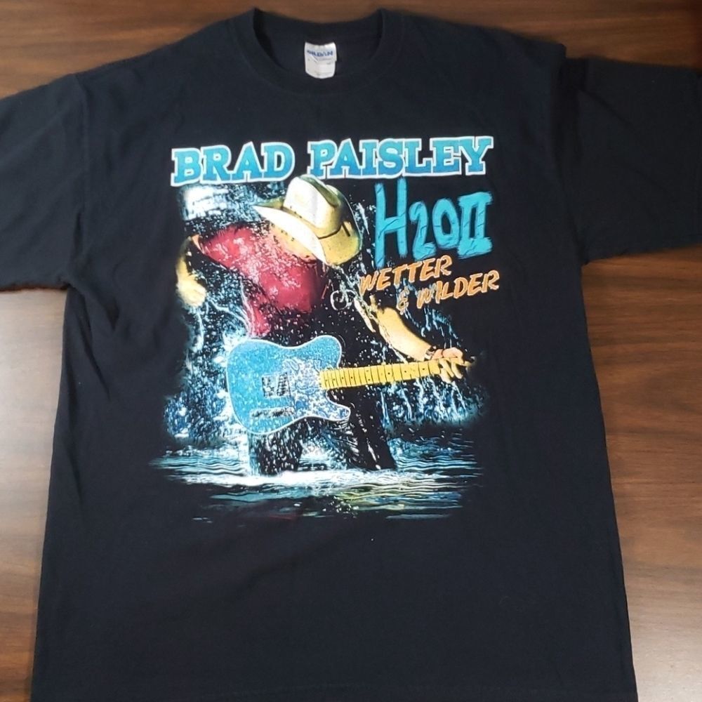 Brad Paisley H2OII Wetter Wilder Tour T-Shirt‎ L